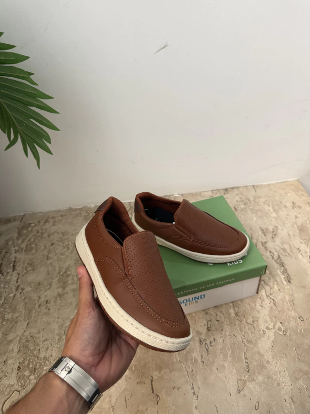 Slip-on Sound Infantil Hype Caramelo